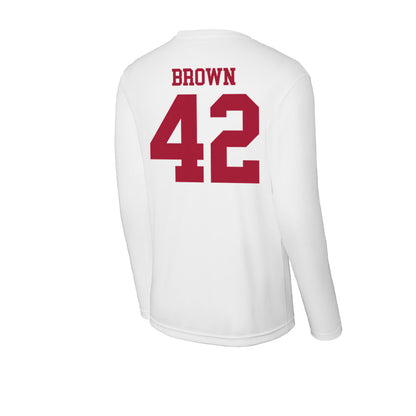Oklahoma - NCAA Women's Soccer : Riley Brown - Activewear Long Sleeve T-Shirt-1
