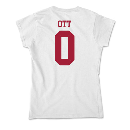 Oklahoma - NCAA Football : Jaydn Ott - Soft Style Women’s T-Shirt-1