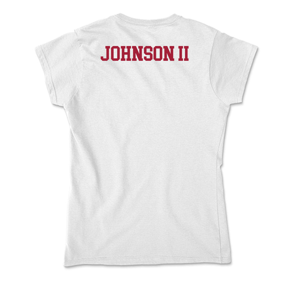 Oklahoma - NCAA Football : Derrick Johnson II - Soft Style Women’s T-Shirt-1