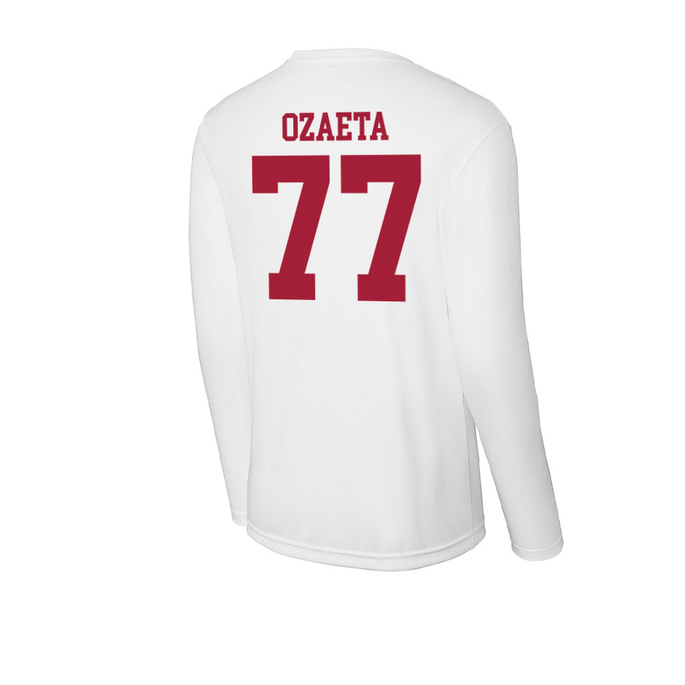 Oklahoma - NCAA Football : Heath Ozaeta - Activewear Long Sleeve T-Shirt-1