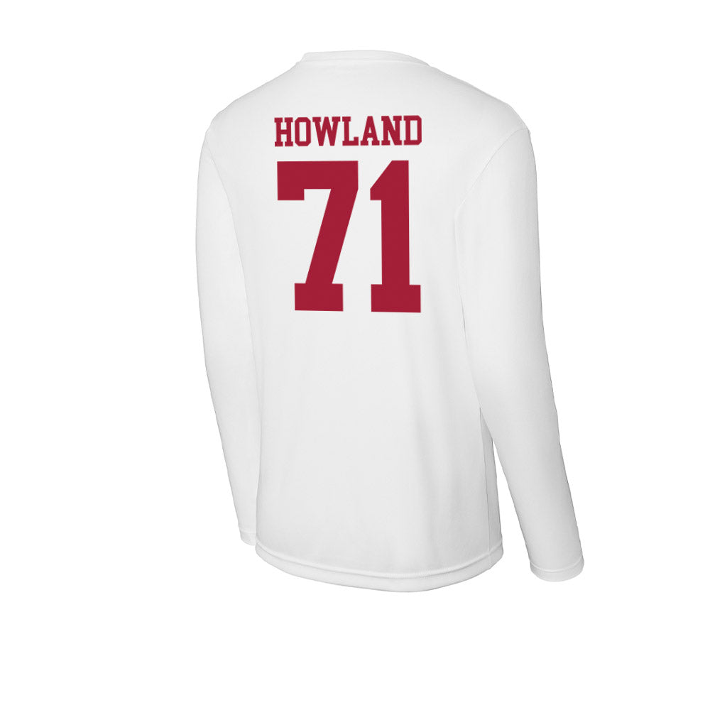 Oklahoma - NCAA Football : Logan Howland - Activewear Long Sleeve T-Shirt-1
