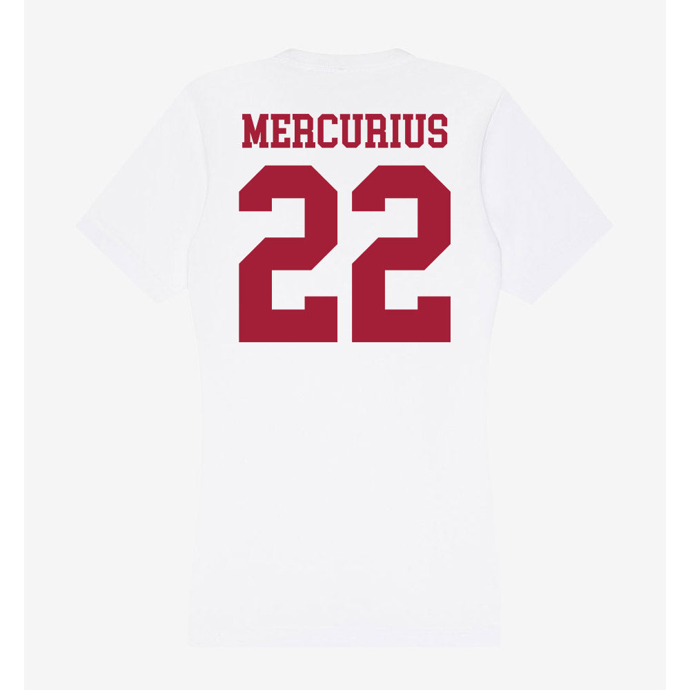 Oklahoma - NCAA Baseball : Leighton Mercurius - Women's V-Neck T-Shirt-1