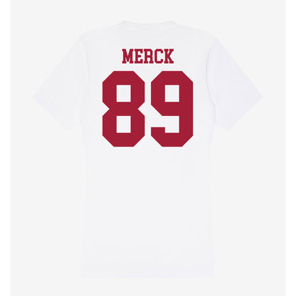 Oklahoma - NCAA Football : Eli Merck - Women's V-Neck T-Shirt-1