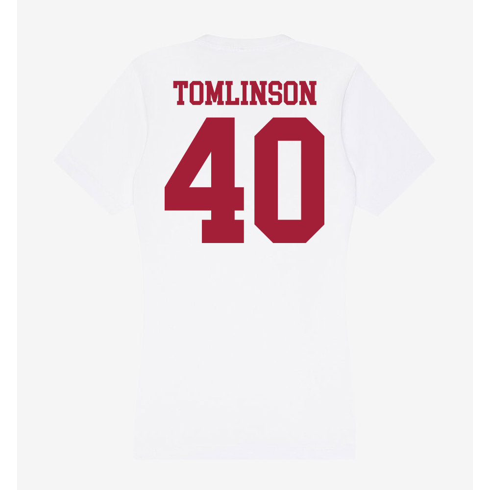 Oklahoma - NCAA Baseball : Aidan Tomlinson - Women's V-Neck T-Shirt-1