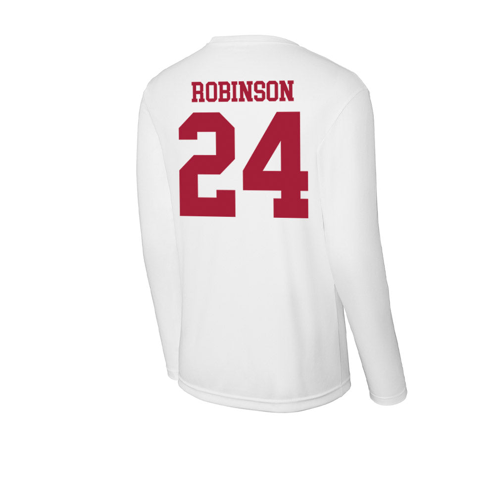 Oklahoma - NCAA Football : Xavier Robinson - Activewear Long Sleeve T-Shirt-1