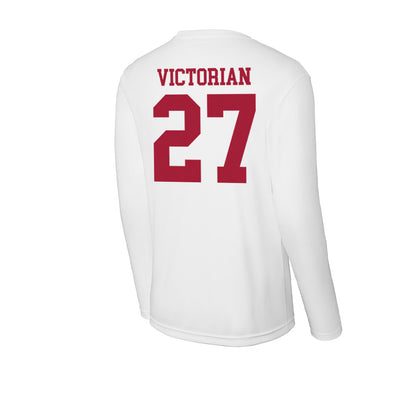 Oklahoma - NCAA Baseball : Landon Victorian - Activewear Long Sleeve T-Shirt-1