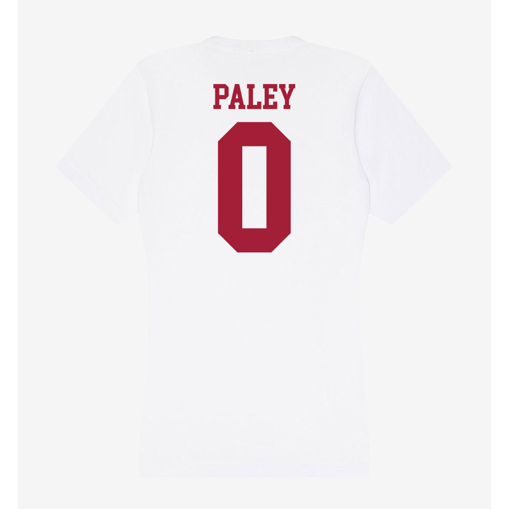Oklahoma - NCAA Women's Soccer : Morgan Paley - Women's V-Neck T-Shirt-1