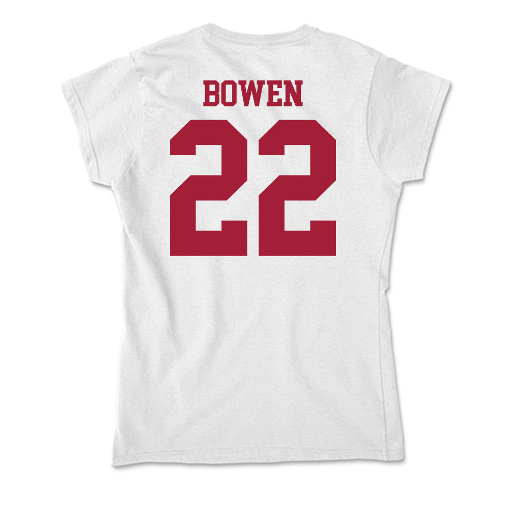 Oklahoma - NCAA Football : Peyton Bowen - Soft Style Women’s T-Shirt-1