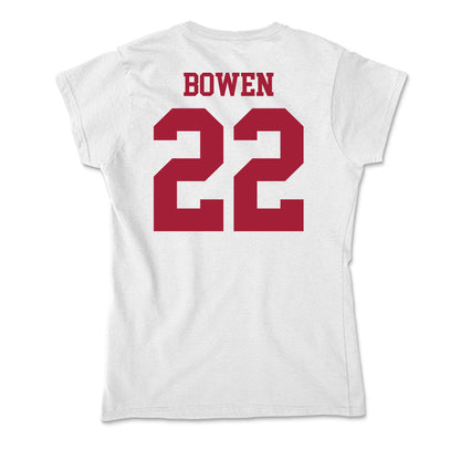 Oklahoma - NCAA Football : Peyton Bowen - Soft Style Women’s T-Shirt-1