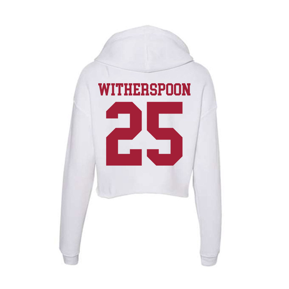 Oklahoma - NCAA Baseball : Malachi Witherspoon - Women's Crop Fleece Hoodie-1