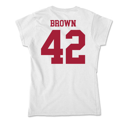 Oklahoma - NCAA Women's Soccer : Riley Brown - Soft Style Women’s T-Shirt-1