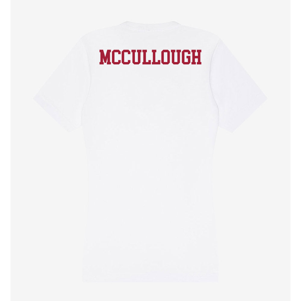 Oklahoma - NCAA Men's Track & Field : Julian McCullough - Women's V-Neck T-Shirt-1