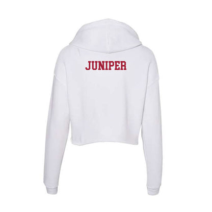 Oklahoma - NCAA Women's Rowing : Miriam Juniper - Women's Crop Fleece Hoodie-1