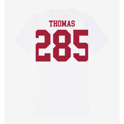 Oklahoma - NCAA Wrestling : Ricky Thomas - Women's V-Neck T-Shirt-1