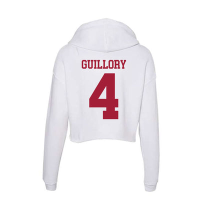 Oklahoma - NCAA Football : Courtland Guillory - Women's Crop Fleece Hoodie-1