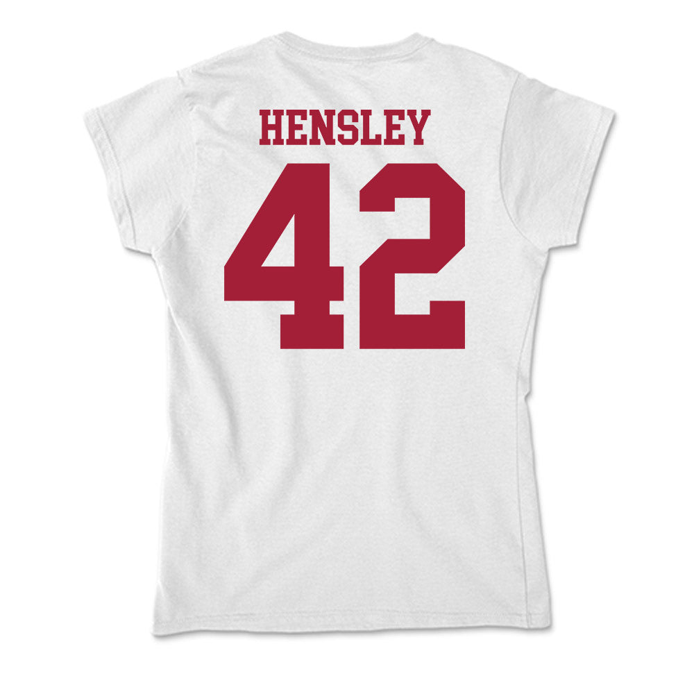 Oklahoma - NCAA Baseball : Reid Hensley - Soft Style Women’s T-Shirt-1