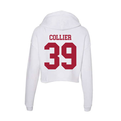 Oklahoma - NCAA Baseball : Trent Collier - Women's Crop Fleece Hoodie-1