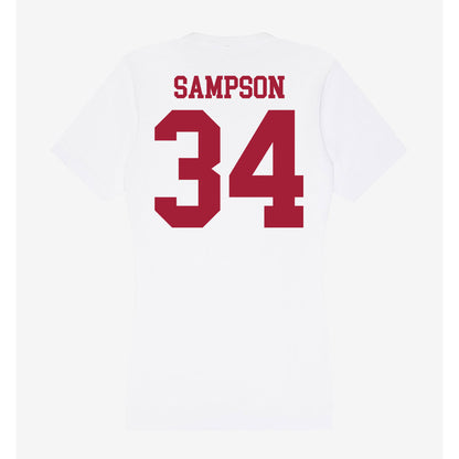 Oklahoma - NCAA Baseball : Beau Sampson - Women's V-Neck T-Shirt-1