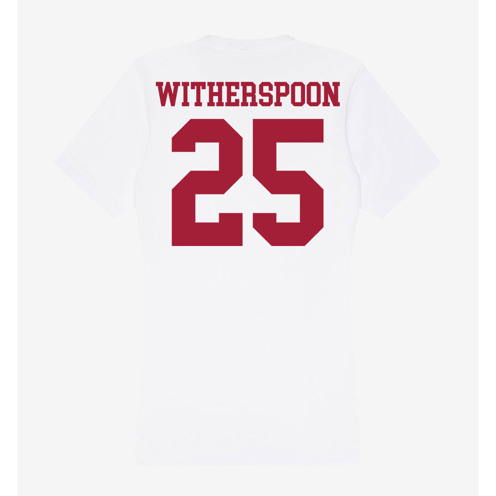 Oklahoma - NCAA Baseball : Malachi Witherspoon - Women's V-Neck T-Shirt-1