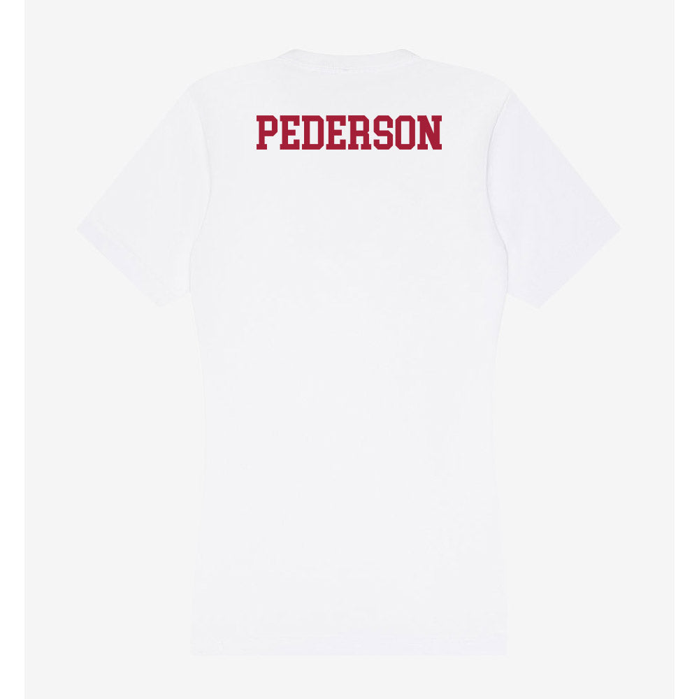 Oklahoma - NCAA Women's Gymnastics : Lily Pederson - Women's V-Neck T-Shirt-1