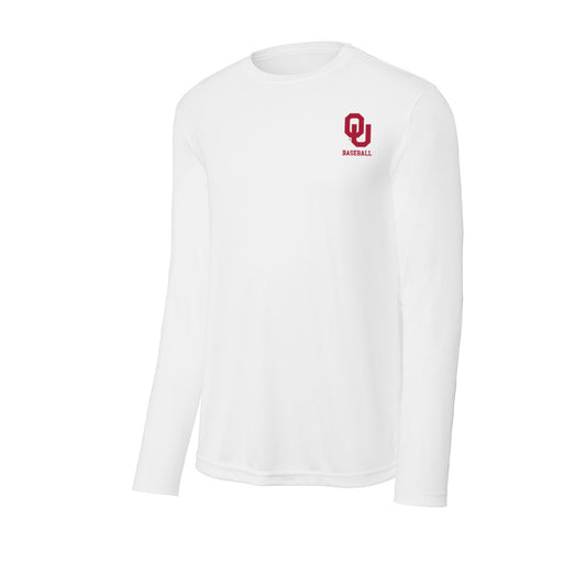 Oklahoma - NCAA Baseball : Myles Davis - Activewear Long Sleeve T-Shirt-0