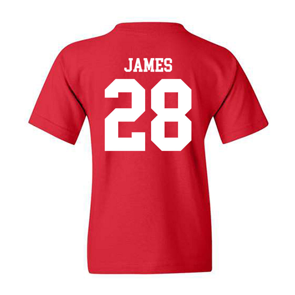 Oklahoma - NCAA Football : Marcus James - Classic Shersey Youth T-Shirt-1