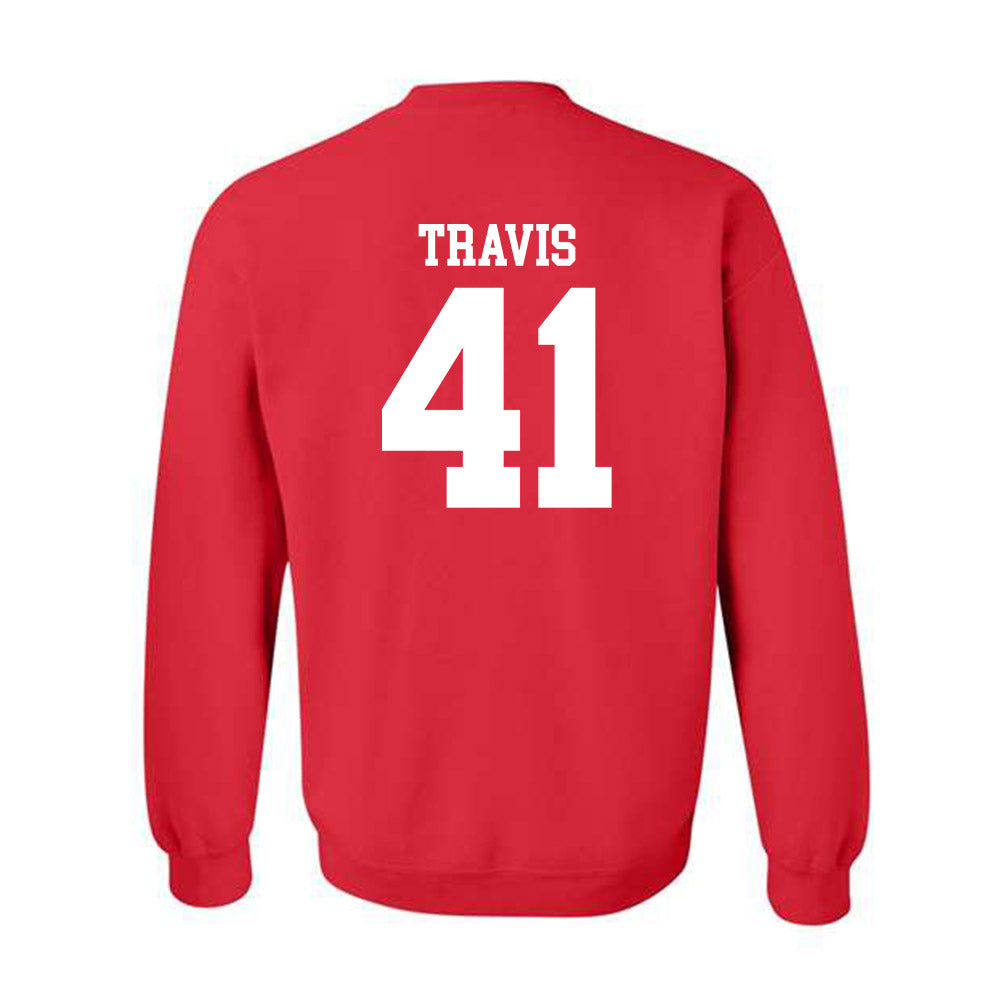 Oklahoma - NCAA Football : Barrett Travis - Classic Shersey Crewneck Sweatshirt-1