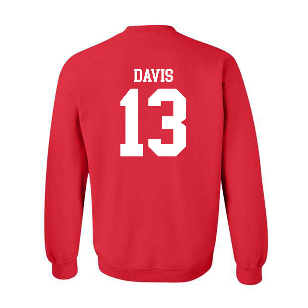 Oklahoma - NCAA Men's Basketball : Tae Davis - Classic Shersey Crewneck Sweatshirt-1