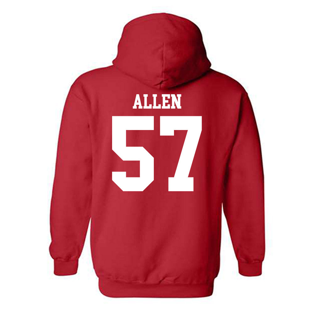 Oklahoma - NCAA Football : Gunnar Allen - Classic Shersey Hooded Sweatshirt-1