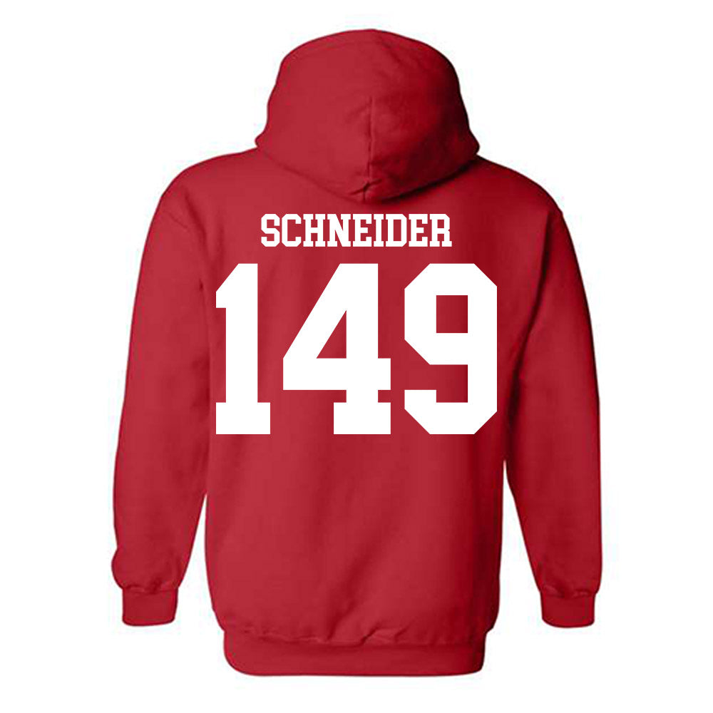 Oklahoma - NCAA Wrestling : Layton Schneider - Classic Shersey Hooded Sweatshirt-1
