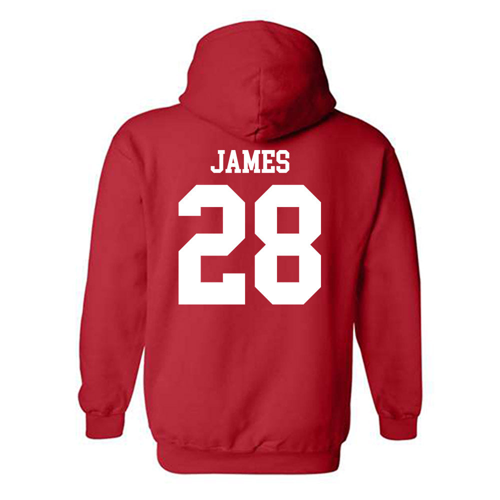 Oklahoma - NCAA Football : Marcus James - Classic Shersey Hooded Sweatshirt-1
