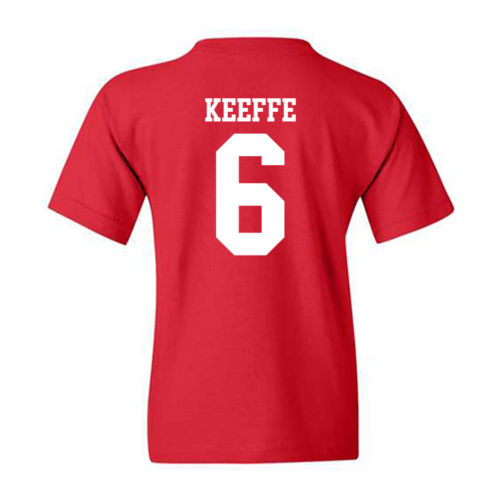 Oklahoma - NCAA Men's Basketball : Finley Keeffe - Classic Shersey Youth T-Shirt-1
