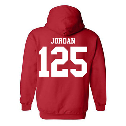 Oklahoma - NCAA Wrestling : Beric Jordan - Classic Shersey Hooded Sweatshirt-1