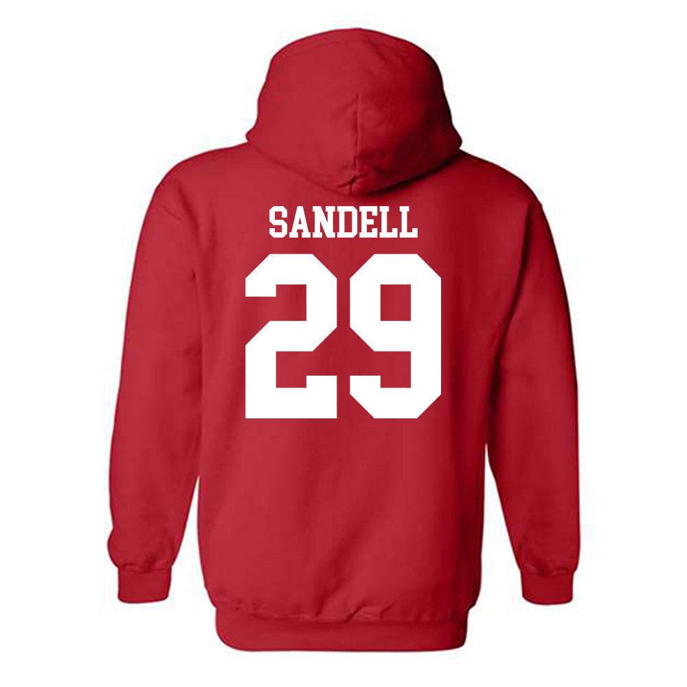 Oklahoma - NCAA Football : Tate Sandell - Classic Shersey Hooded Sweatshirt-1