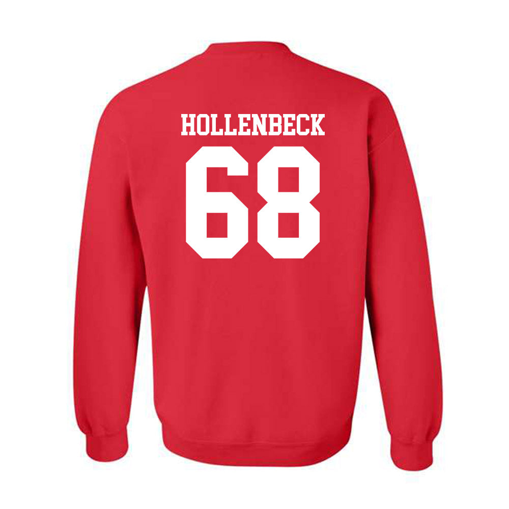 Oklahoma - NCAA Football : Owen Hollenbeck - Classic Shersey Crewneck Sweatshirt-1