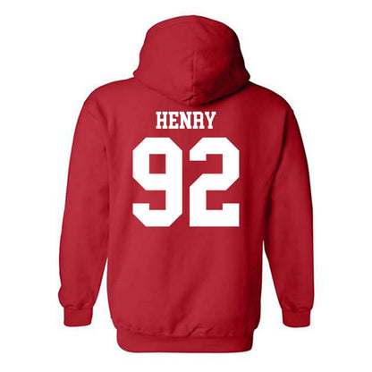 Oklahoma - NCAA Football : Jacob Henry - Classic Shersey Hooded Sweatshirt-1