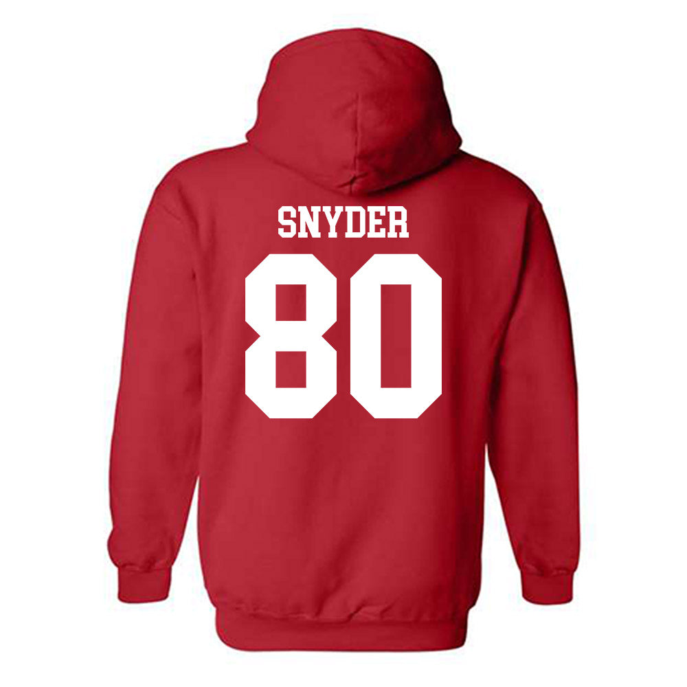 Oklahoma - NCAA Football : Jakeb Snyder - Classic Shersey Hooded Sweatshirt-1