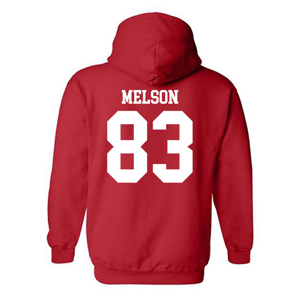 Oklahoma - NCAA Football : Major Melson - Classic Shersey Hooded Sweatshirt-1