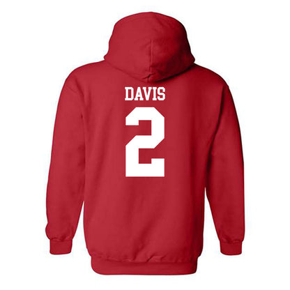 Oklahoma - NCAA Baseball : Myles Davis - Classic Shersey Hooded Sweatshirt-1