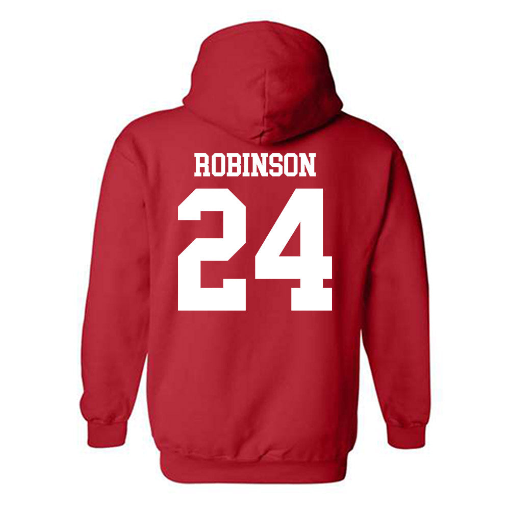 Oklahoma - NCAA Football : Xavier Robinson - Classic Shersey Hooded Sweatshirt-1