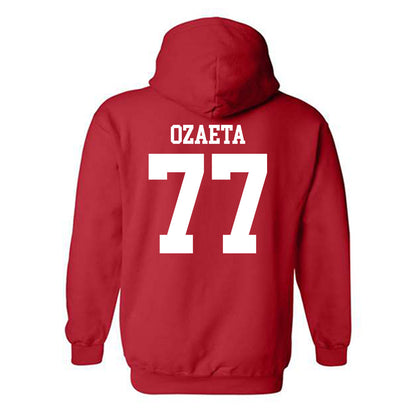 Oklahoma - NCAA Football : Heath Ozaeta - Classic Shersey Hooded Sweatshirt-1