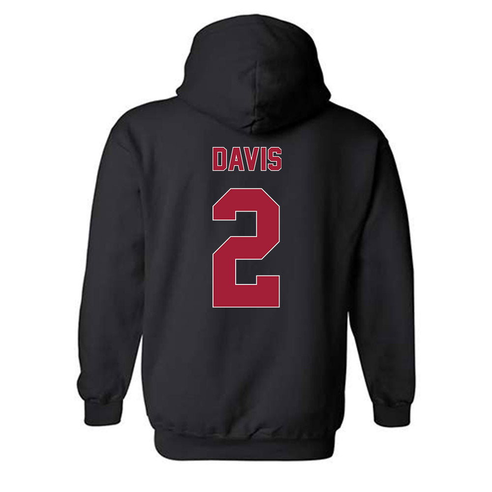 Oklahoma - NCAA Baseball : Myles Davis - Classic Shersey Hooded Sweatshirt-1