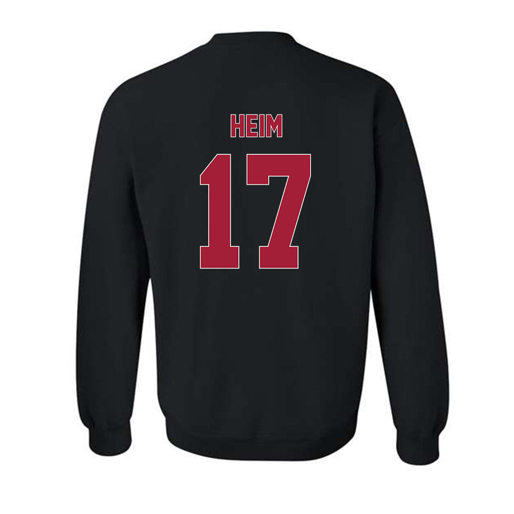 Oklahoma - NCAA Football : Taylor Heim - Classic Shersey Crewneck Sweatshirt-1