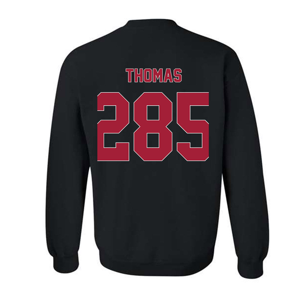 Oklahoma - NCAA Wrestling : Ricky Thomas - Classic Shersey Crewneck Sweatshirt-1