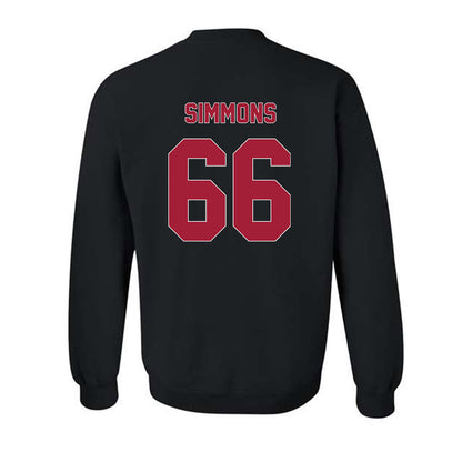 Oklahoma - NCAA Football : Derek Simmons - Classic Shersey Crewneck Sweatshirt-1