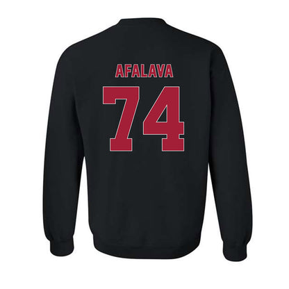 Oklahoma - NCAA Football : Darius Afalava - Classic Shersey Crewneck Sweatshirt-1