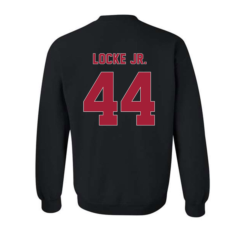 Oklahoma - NCAA Football : John Locke Jr. - Classic Shersey Crewneck Sweatshirt-1
