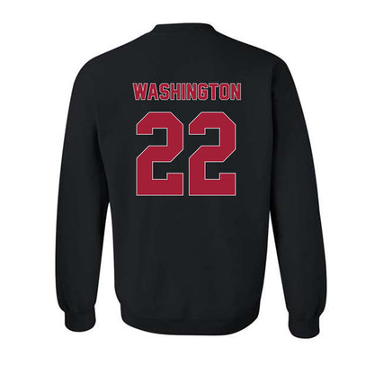 Oklahoma - NCAA Football : Trynae Washington - Classic Shersey Crewneck Sweatshirt-1