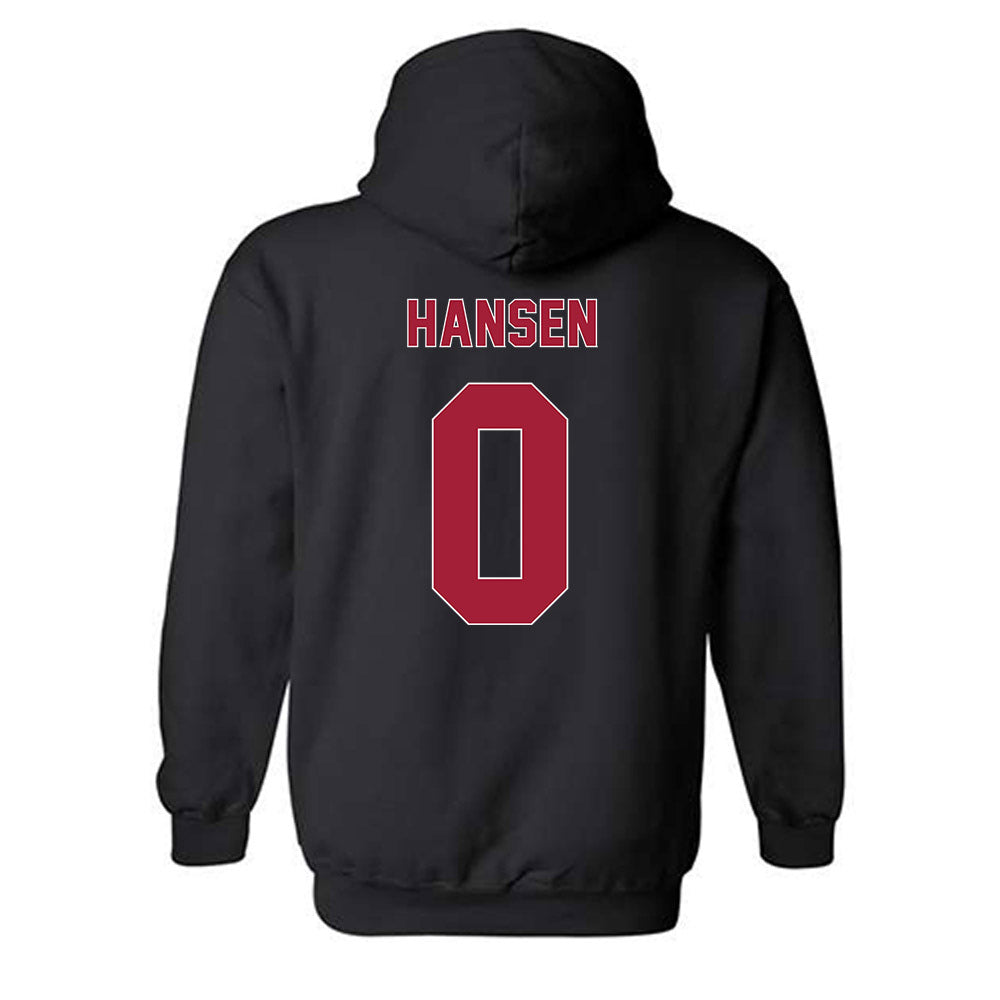 Oklahoma - NCAA Men's Basketball : Jake Hansen - Classic Shersey Hooded Sweatshirt-1