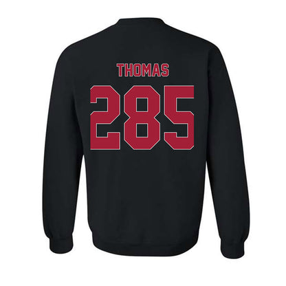 Oklahoma - NCAA Wrestling : Ricky Thomas - Classic Shersey Crewneck Sweatshirt-1